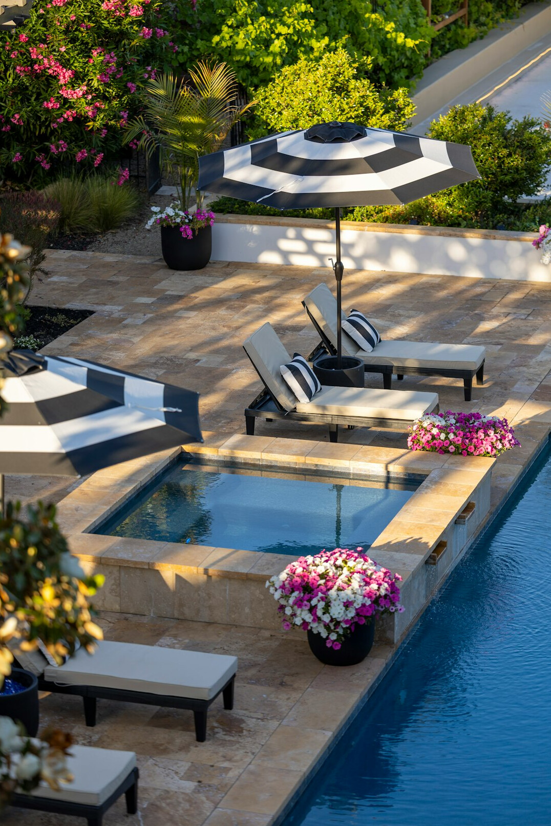 celebrity villa garden view