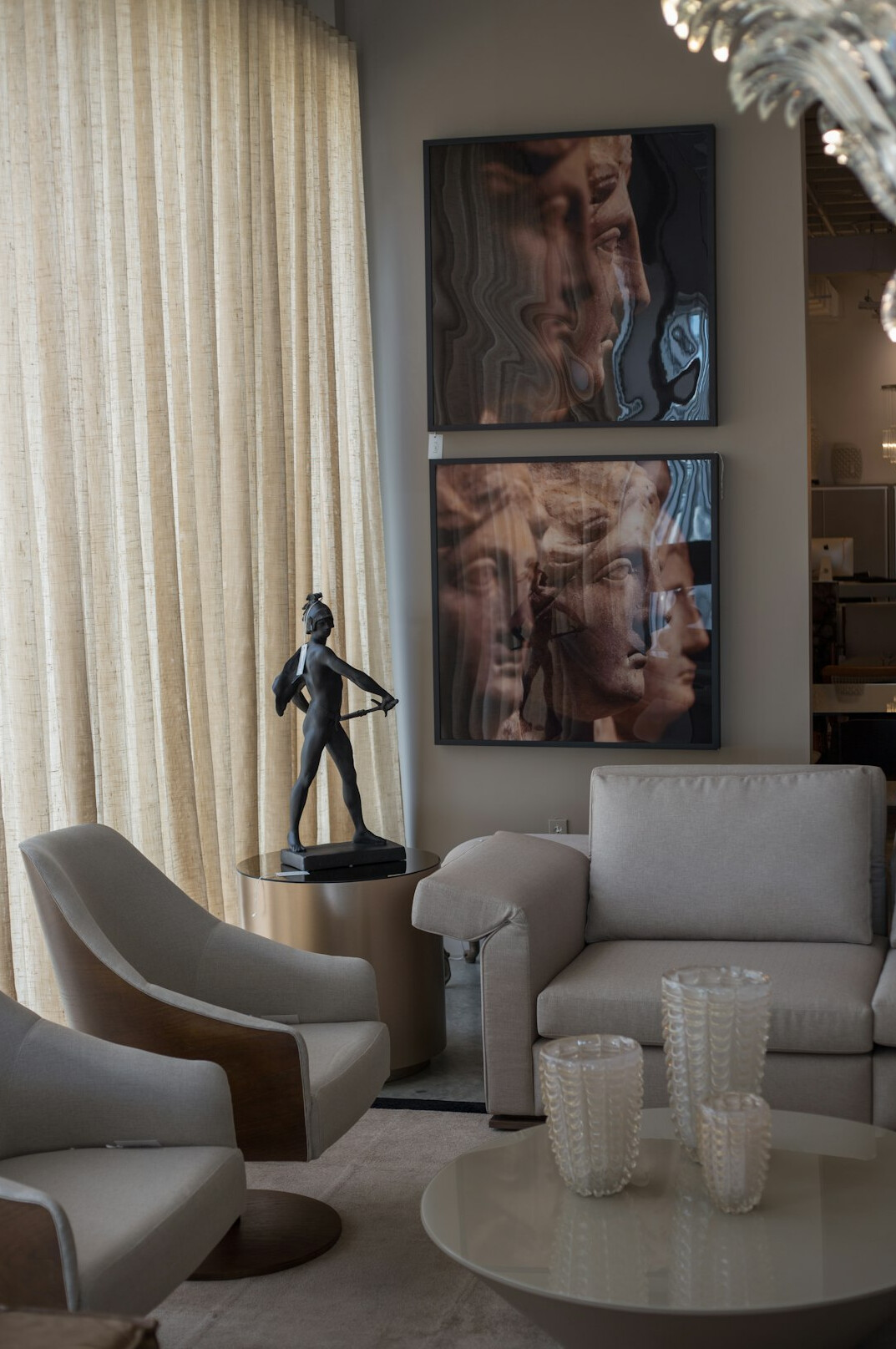 luxury celebrity living room